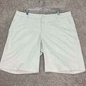 Nike Dri-FIT Golf Shorts Mens 40 Light Beige‎ Performance Athletic Casual Swoosh